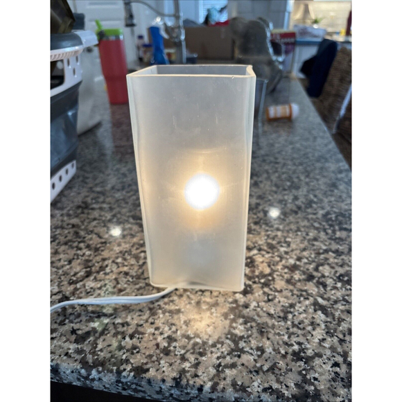 IKEA GRÖNÖ Table lamp, frosted glass white, Modern